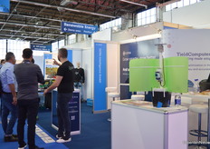 The hall of startups also included Yield Computer's smart camera technology for crop prediction in strawberry. 